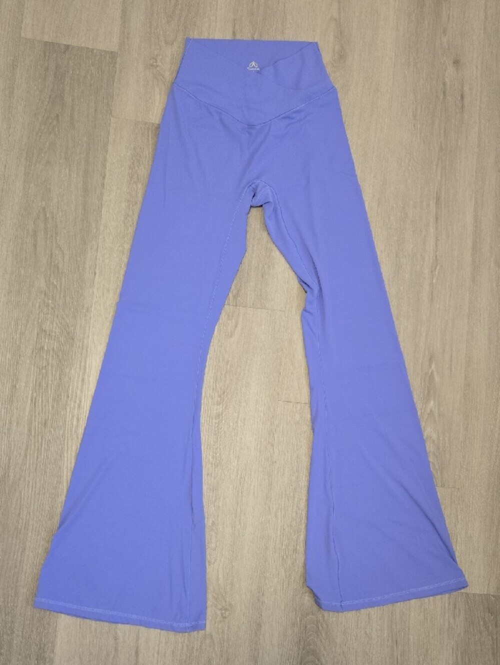 Lilac Flared Yoga Pants - Picture 3 of 4
